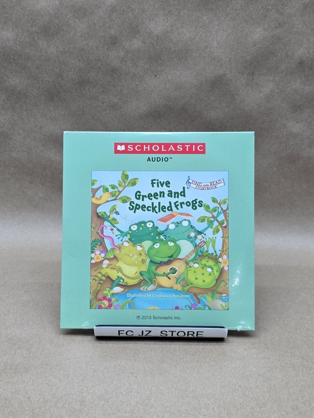 Scholastic Audio: Five Green and Speckled Frogs (AUDIO CD, 2013, Scholastic Inc)